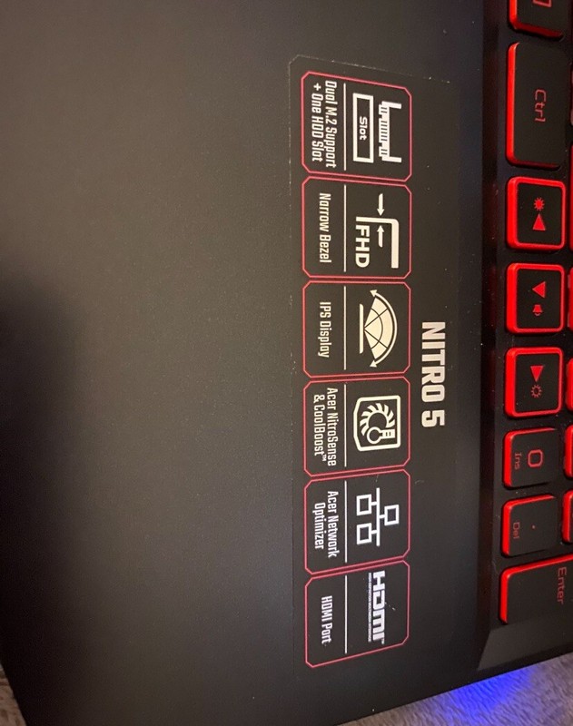 Acer Nitro 5 AN515-58-57Y8 15.6'' (512GB SSD, Intel Core i5-12500H, 4.5GHz, 16GB gallery