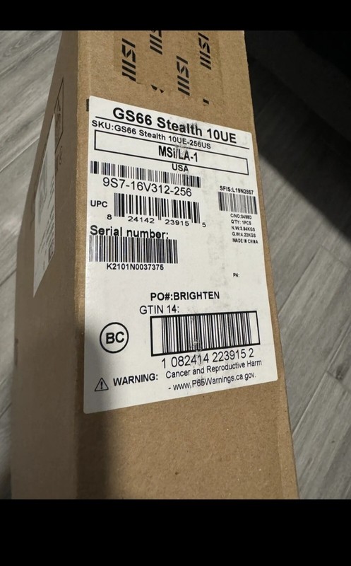 MSI Stealth GS66 12UEE-236CA 15.6 in (1TB SSD, Intel Core i7 12th Gen., 1.7GHz, gallery