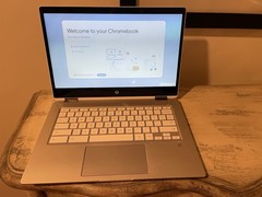 HP Chromebook/tablet x360 14″Touchscreen i3 4GB 64GB eMMC Chrome OS Silver/white