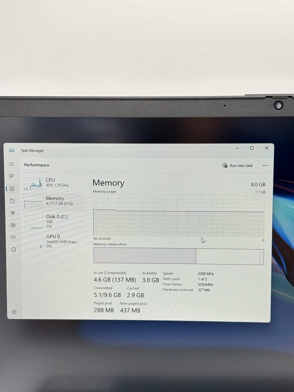 HP 17-cn2283st 17.3" Core i3 12th Gen 8GB 512GB SSD Silver Used gallery