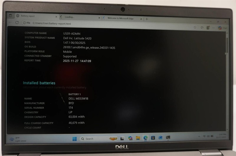 Dell Latitude 5420 14" Intel Core i5-1145G7 2.60GHz 16GB 256G Laptop gallery