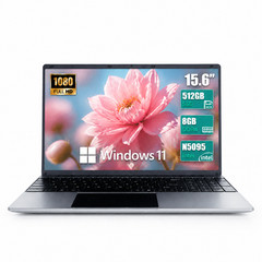 2026 Laptop Computer 15.6″ Office 2024 Intel CPU 8GB RAM & 512GB Storage Win 11