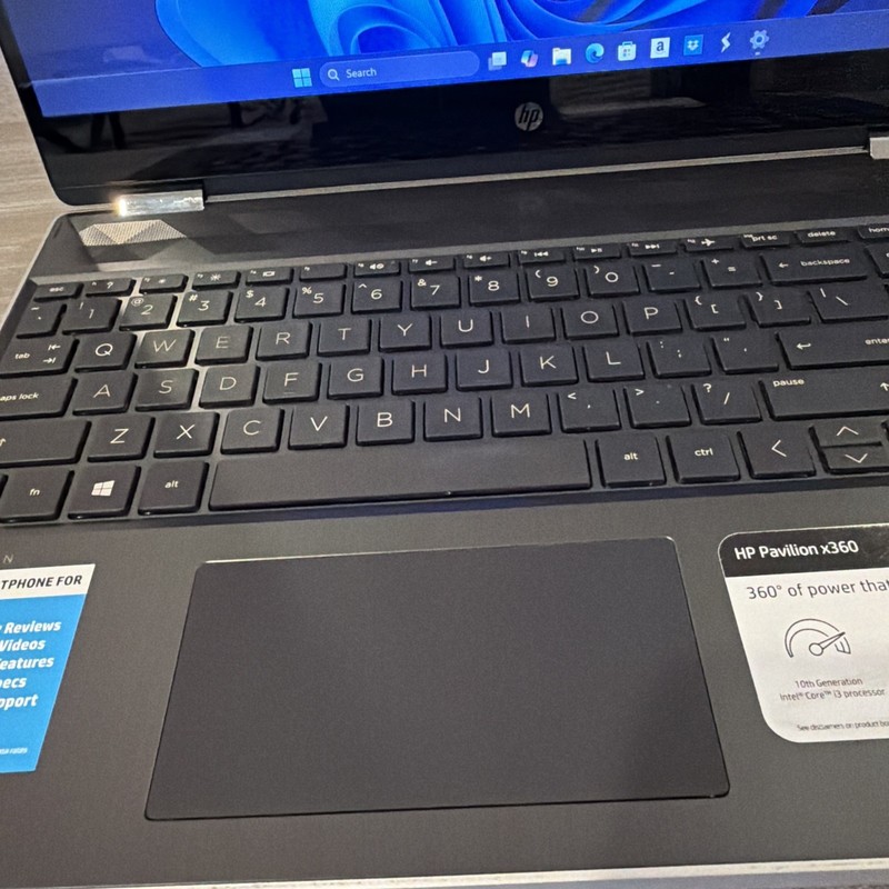 HP Pavilion x360 15’ Touch Screen Intel Core i3 10110U 8GB RAM 256GB Win 11 gallery