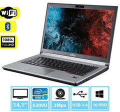 Fujitsu LifeBook E746 14 inch Intel Full HD SSD i3-6100U DVD Windows 10