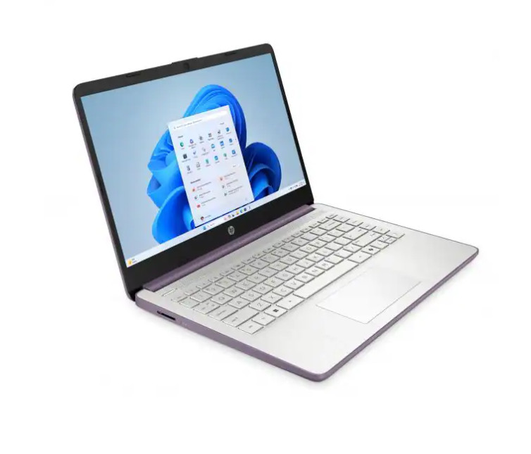 HP 14 Touchscreen Laptop Intel N150 4GB RAM 128GB SSD Winter Lavender + HP Mouse gallery