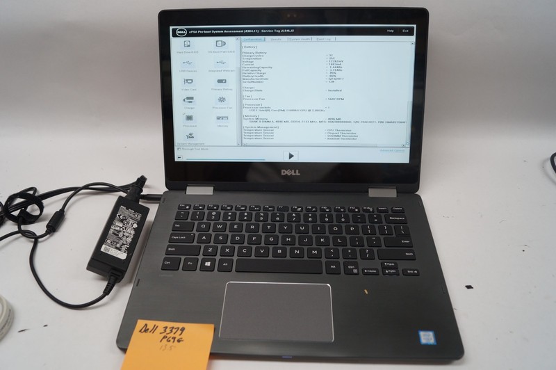 DELL 3379 P69G Latitude 13.5" 128GB HD 4GB Mem 2GHz Power Cord WORKING PoR B153 gallery