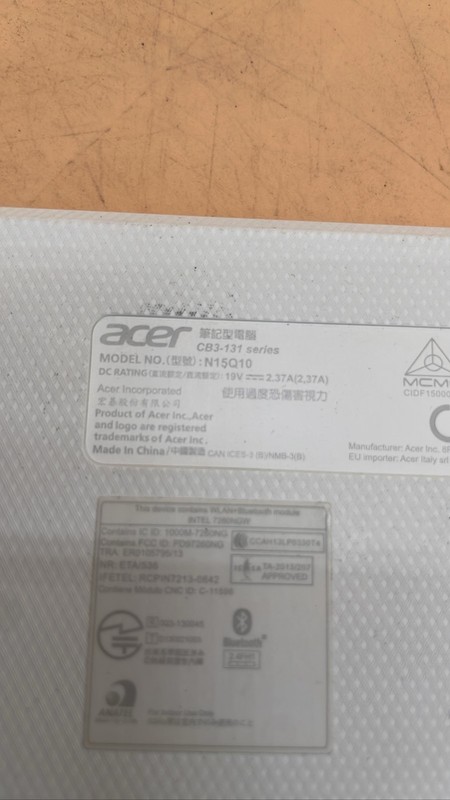 Acer Chromebook C720 ZHN & CB3-131 N15Q10 Intel Laptop Bundle Lot of 4 gallery