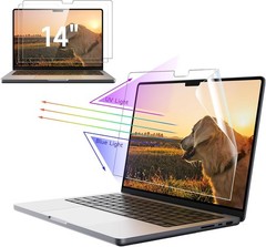 Blue Light Blocking Matte Screen Protector – 2 Pack for MacBook Pro 14-inch M1 M