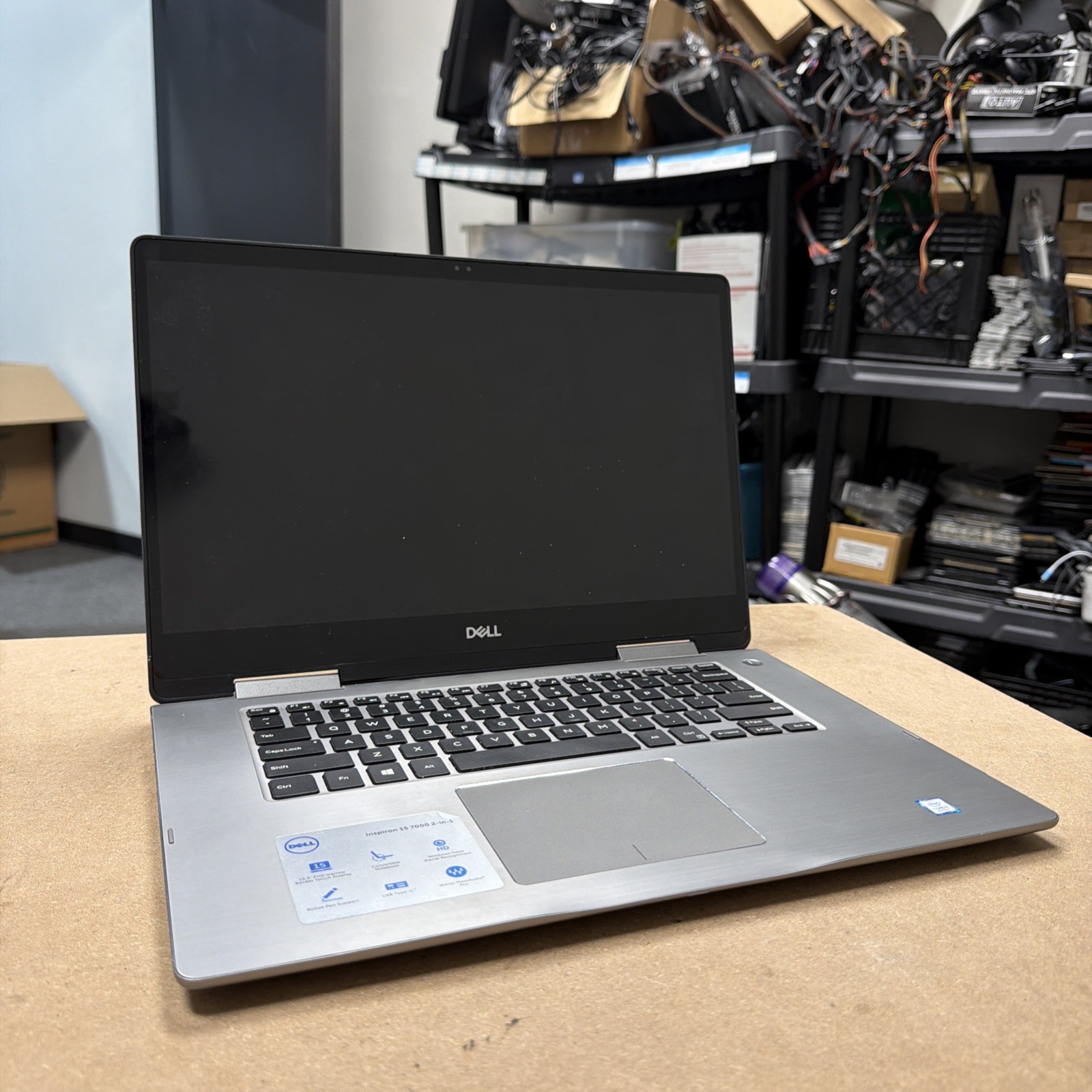 *NO BOOT 2-in-1 Dell Inspiron 7573 Laptop i5-8250u 1.60GHz 4GB RAM No HDD/OS gallery