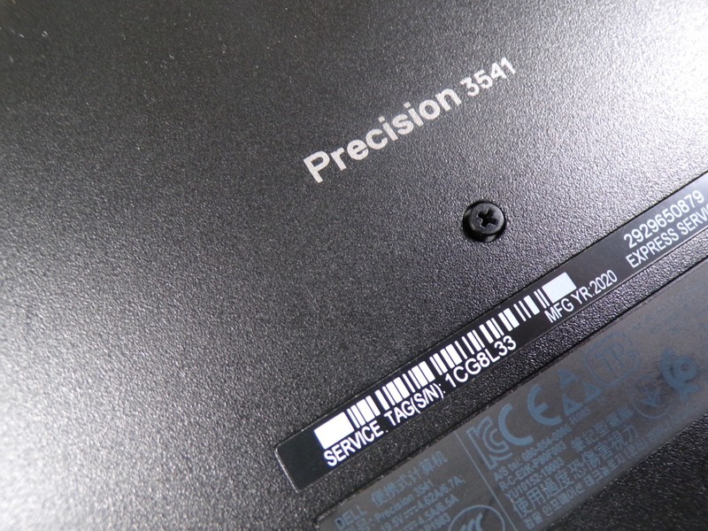 DELL PRECISION 3541 INTEL CORE i5-9400H 2.50GHZ 16 GB RAM **NO HD/ NO CADDIE gallery