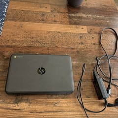 HP Chromebook 11.6in Intel Celeron N3060 Chrome OS Gray Webcam w/Charger