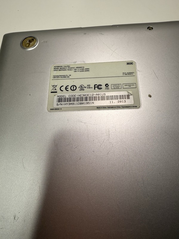 Samsung Chromebook XE303C12 – 11.6" – For Parts/Repair – No Charger. (A4) gallery