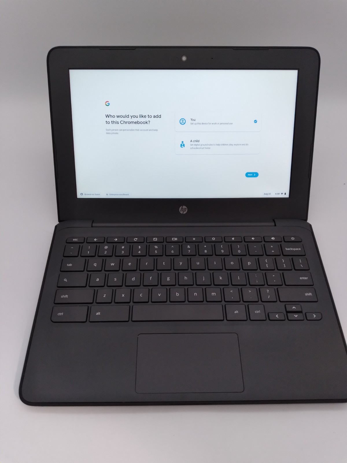 Engraved HP Chromebook 11A G6 EE AMD A4 4GB RAM+16GB SSD & Charger gallery