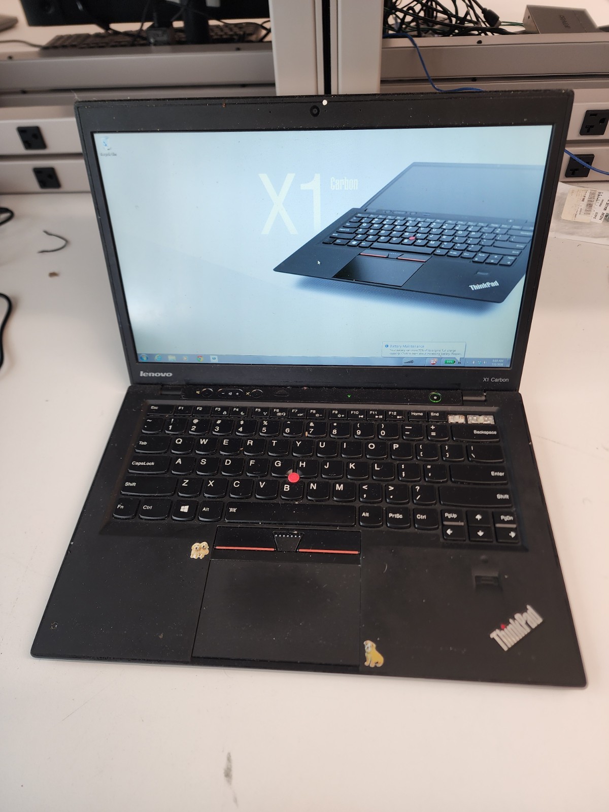 Lenovo ThinkPad X1 Carbon 1st Gen 14" HD+ I5-3427U 128GB SSD 8GB Win7 READ! gallery