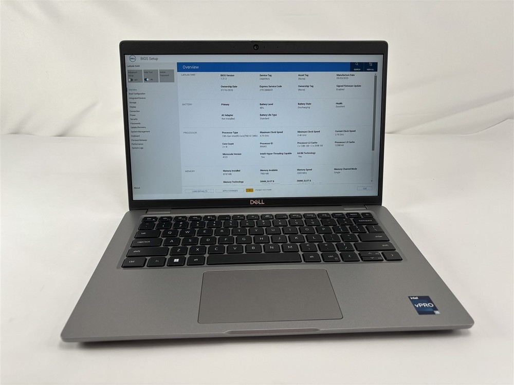 Dell Latitude 5440 2023 14" i5-1345U 1.6GHz 8GB 256GB SSD UHD