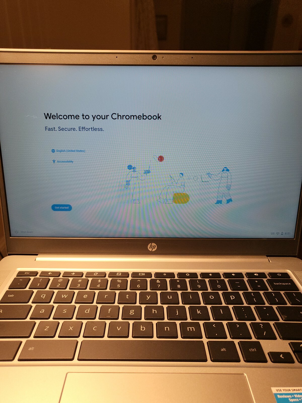 Hp chrombook G5 11.6-inch Celeron N3060 4 GB SSD 16GB gallery