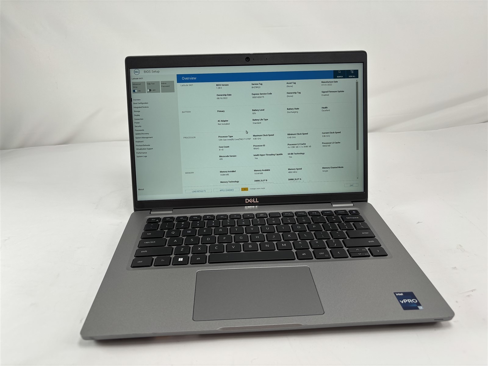 Dell Latitude 5431 14" FHD i7-1270P 256GB SSD 16GB RAM Lightweight Laptop gallery
