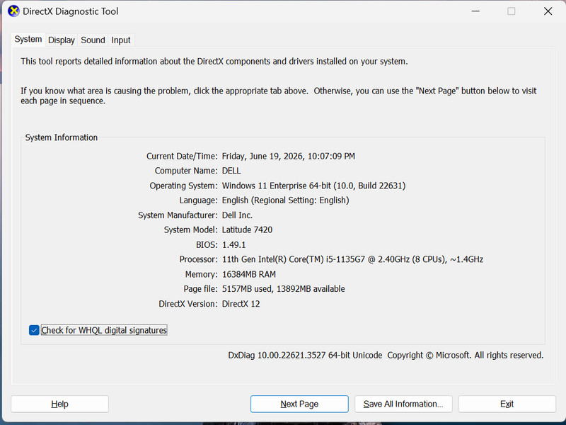 Dell Latitude 7420 14.0" FHD Laptop- Intel i5, 16GB RAM, 256 SSD, OS: Windows 11 gallery