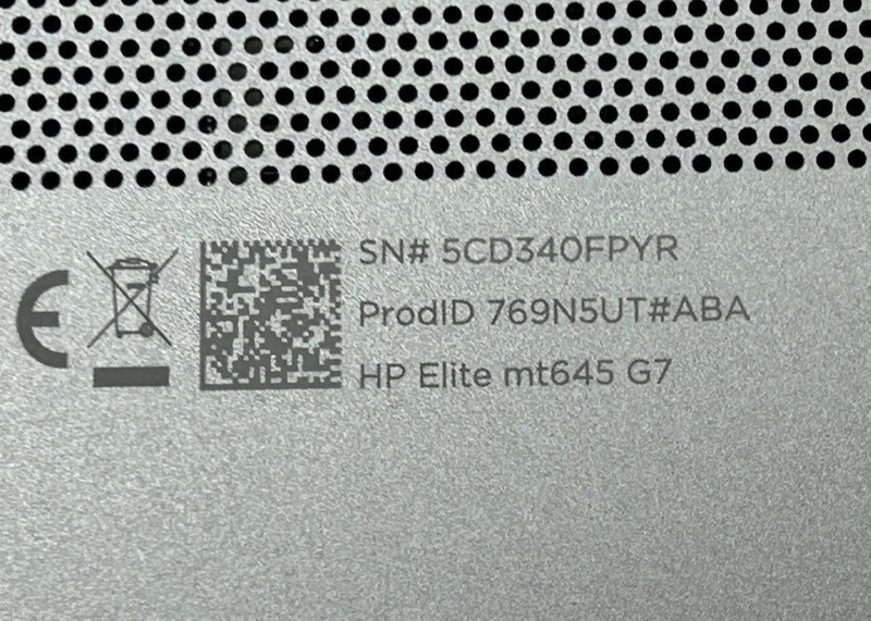 HP EliteBook 645 G7 Ryzen 3 5425U 8GB 256GB 14"FHD Wty, Bent/Dented (READ) gallery