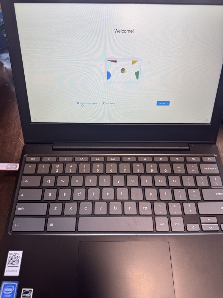 Lenovo Chromebook 11.6" Intel Celeron Laptop Black Wi-Fi Built-in Webcam