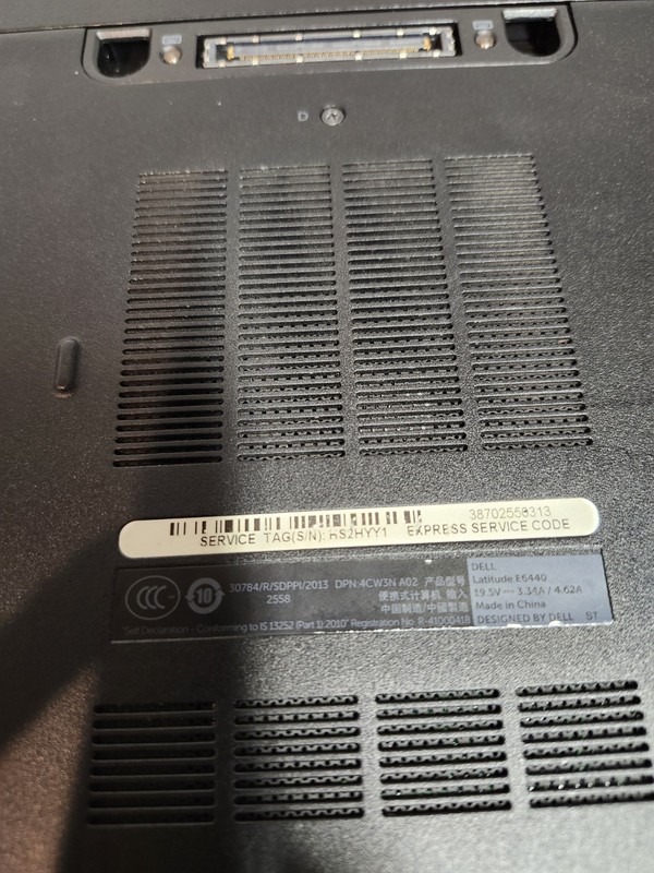 Dell Latitude E6640 CORE I5VPRO WINDOWS 7 - NEEDS BATTERY ALL SYSTEMS CHECK gallery