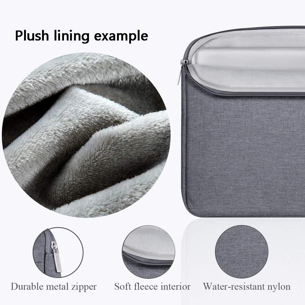 Laptop Sleeve Carrying Case 13 13.6 Inch for MacBook Air 13 M1/M2/M3/M4, Grey gallery