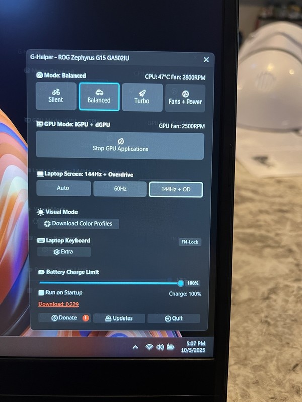 Asus ROG Zephyrus G15 GA502IU Ryzen 7 4800HS 16GB RAM 500GB SSD gallery