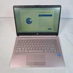 HP Laptop 14-cf2112wm Rose Gold Pink Intel Celeron N4120 4GB Win 11 S Mode