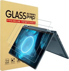 Tempered Glass Screen Protector 2 Pack for Lenovo Yoga 9i 14, Flex 5 14, Slim 7i