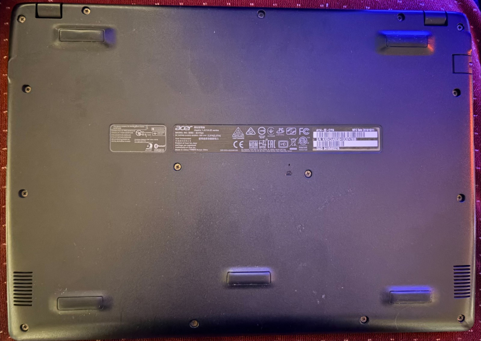 Acer Aspire 1 A114-32-C3N0 14" Intel Celeron N4000 1.10GHz 4GB RAM 64GB SSD gallery