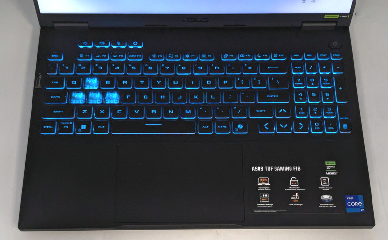 ASUS Tuf Gaming Notebook FX608 16" i7-14650HX 32GB 1TB SSD GeForce RTX 5060 W11H gallery