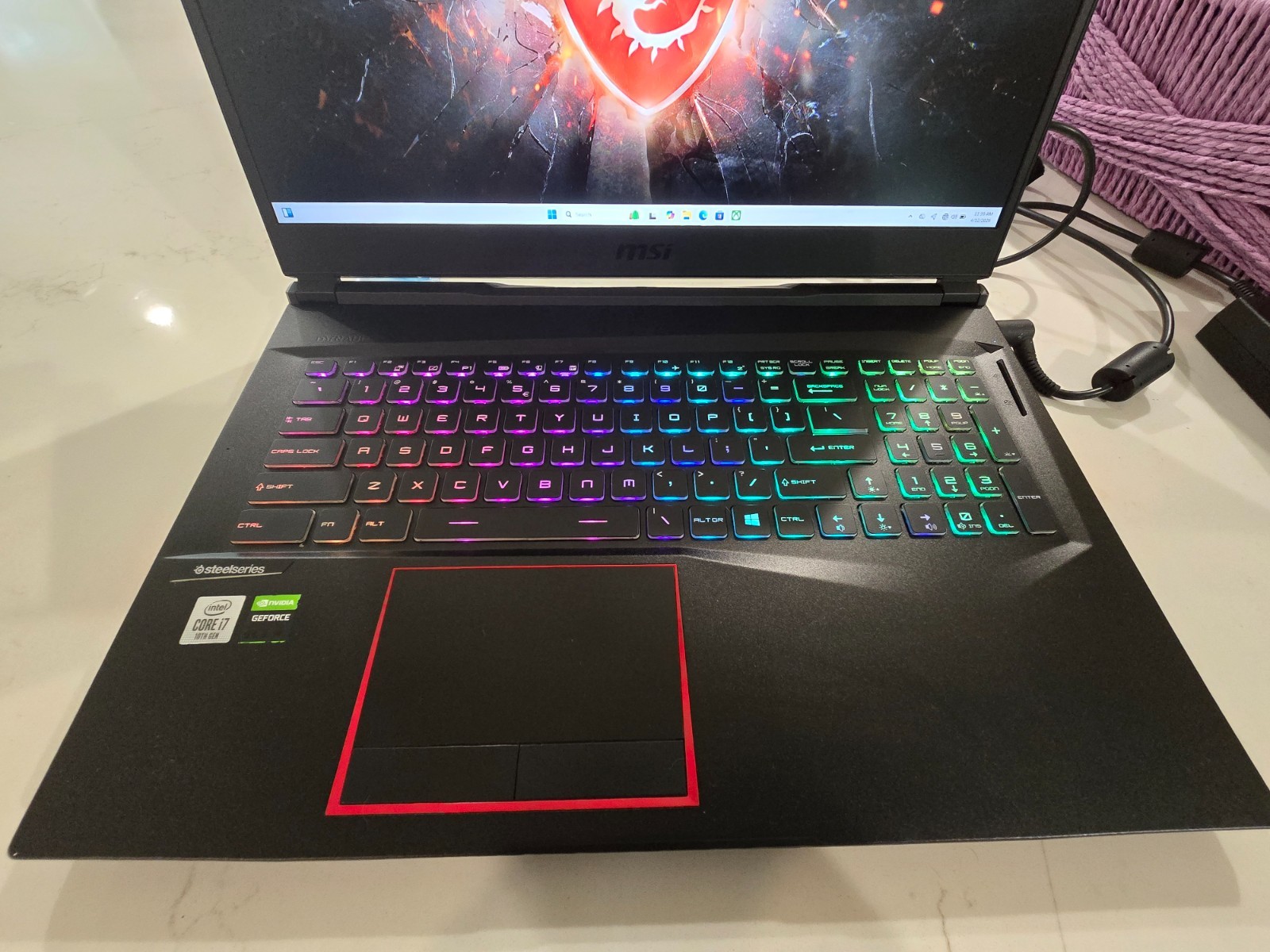 MSI GE75 Raider 17.3" (1TB + 512GB, Intel i7 10th Gen., 2.60GHz, 16GB, RTX 2070) gallery