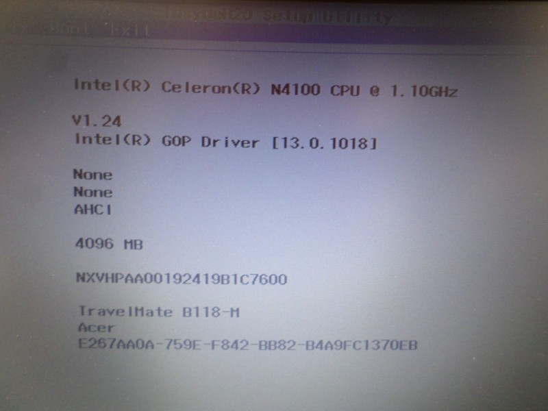 Acer TravelMate B118-M , N4000 4GB Ram No SSD No Charger gallery