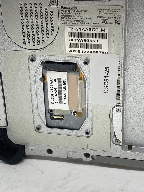 Panasonic ToughPad FZ-G1 Intel Core i5-3437U 1.9GHz 4GB RAM NO SSD Touchscreen gallery