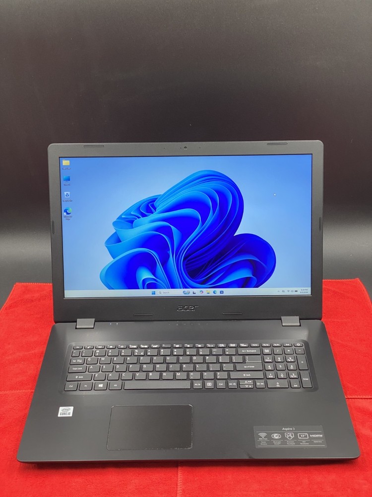 ACER ASPIRE 3 17" i5-1035G1 12GB RAM 256GB SSD+1TB HDD WINDOWS 11 BATTERY 89%