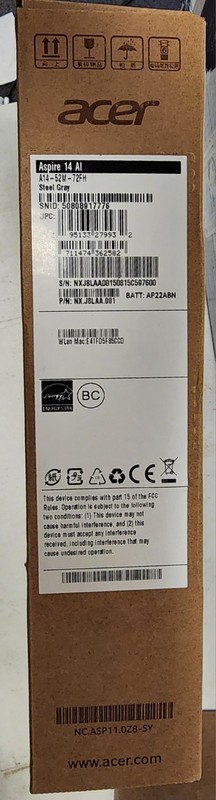 Acer Aspire 14 AI 14" IPS Laptop Intel Ultra 7 256V ARC 140V 1TB SSD 16GB RAM gallery