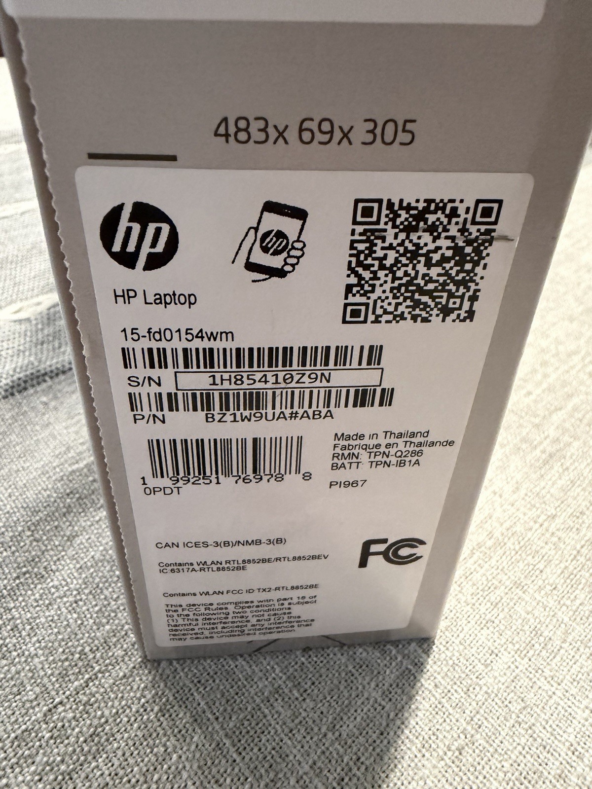 HP 15-fd0154wm Core i5-1334U 8GB 512GB SSD 15.6” FHD Touchscreen New Sealed gallery