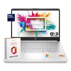 2026 HP Laptop Computer 14″ 4-Core Intel CPU 8GB RAM 628GB Storage Office Pro