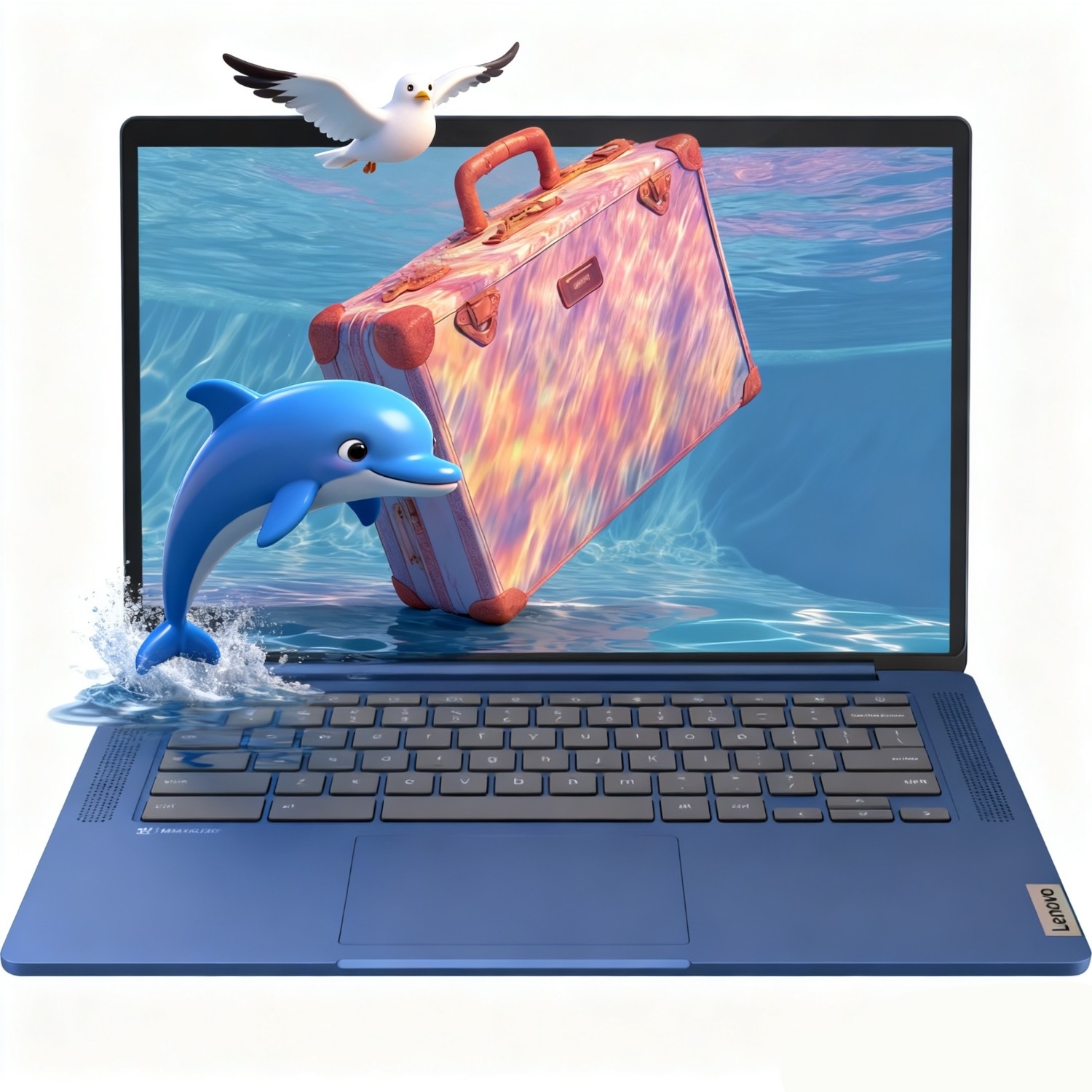 📍Lenovo Slim 3 Chromebook 14" Laptop Touch Notebook Chrome OS 4GB RAM 64eMMC gallery