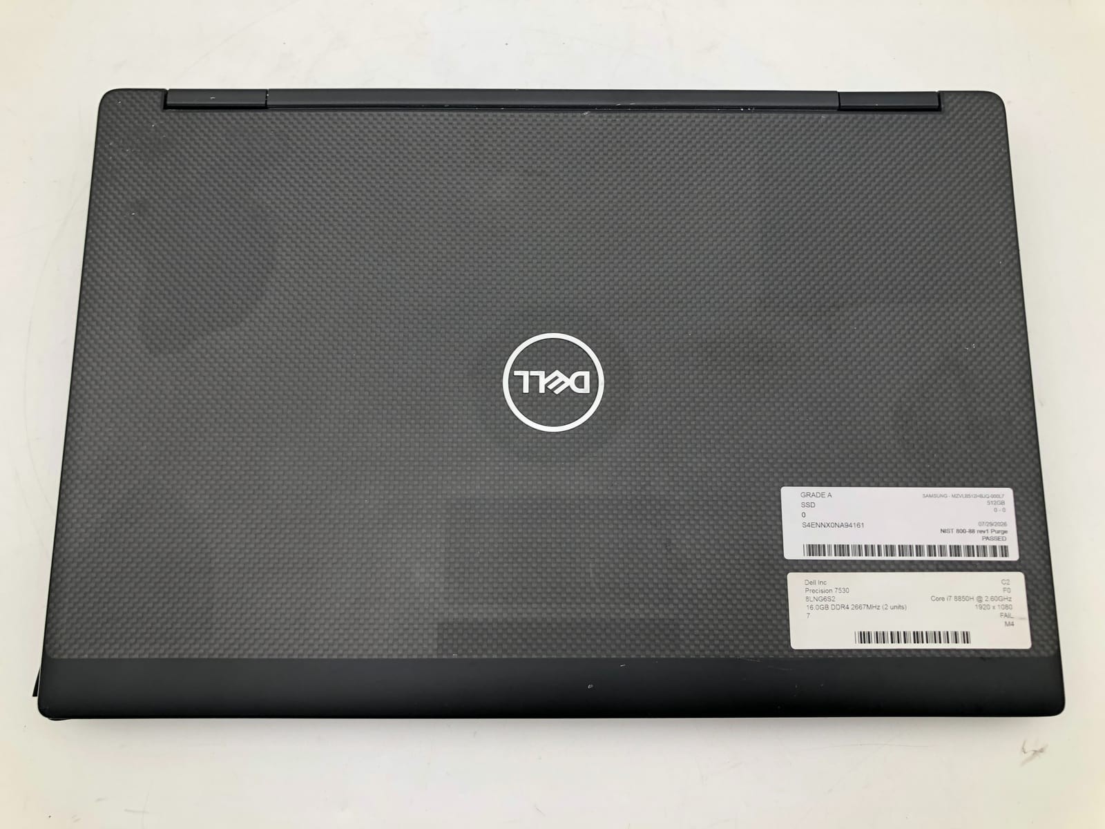 Dell Precision 7530 Intel Core i7-8850H 16 GB [object Object] SSD Win 11 Pro gallery