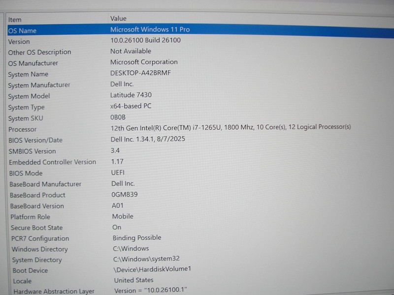 Dell Latitude 7430 14” FHD Touch i7-1265U 1.8GHz 32GB 256GB SSD Win11 Pro gallery