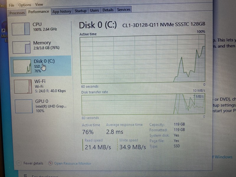 Dell Inspiron 15 3000 15.6" (128GB SSD, Intel Celeron N4020 1.0GHz, 4GB RAM) gallery