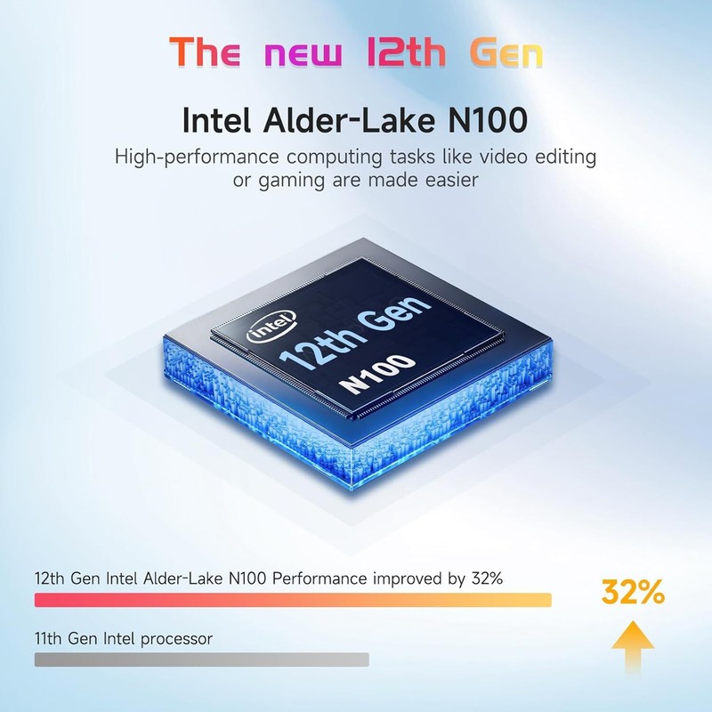 15.6 IPS FHD-Laptop 16GB RAM 512GB SSD Intel 12 Gen 4 Core N100 Backlit Keyboard gallery