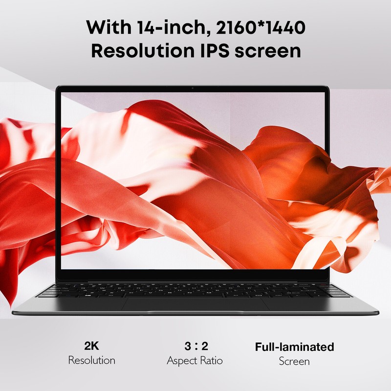 CHUWI 14.1in 4.1Ghz CoreBook X Inte core i3-1215U Windwos 11 Laptop 8G 512G gallery