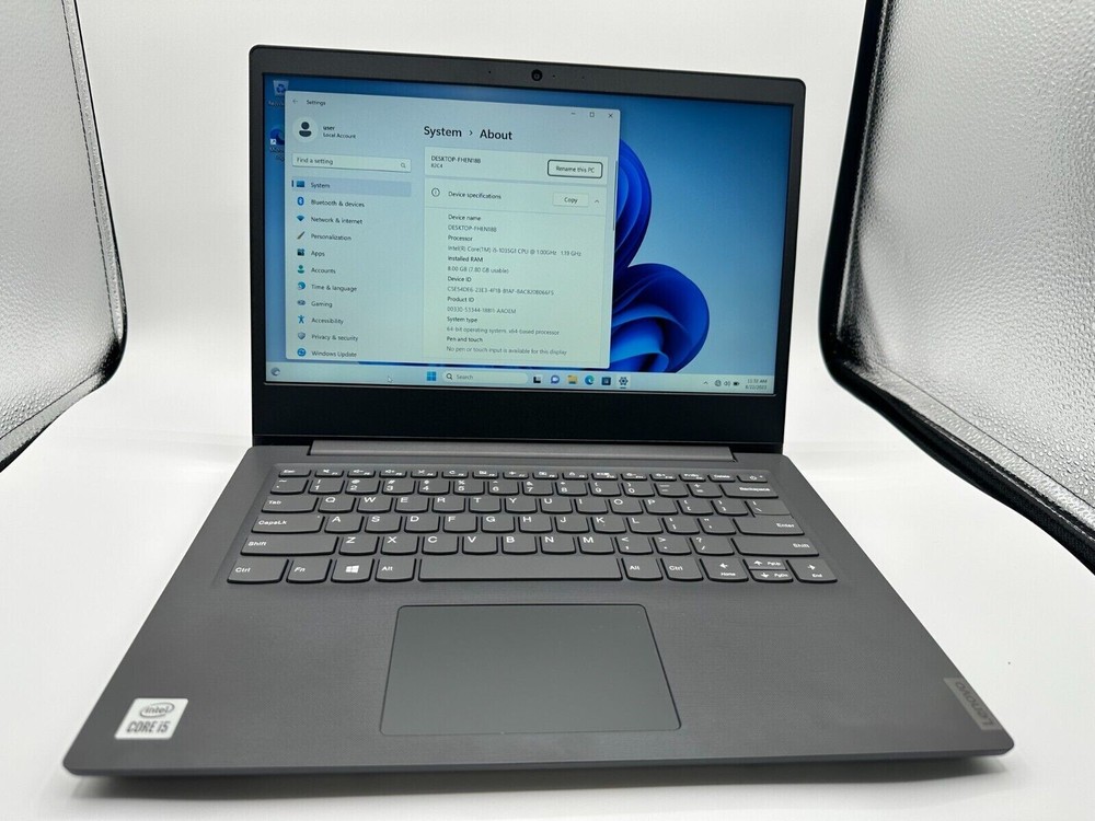 Lenovo IdeaPad V14-IIL Laptop - Touch Intel i3 8GB Windows 10 256GB SSD Open Box