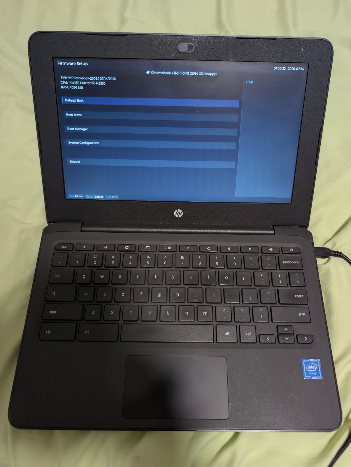 HP Chromebook 11 G6 EE Netbook 32GB eMMC Intel N3350 4GB RAM Black - READ DESC gallery