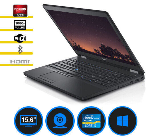 Dell 3510 i7-6700MQ 16GB 512GB SSD CAME 15.6 inch Full HD IPS Graphic Design Gaming