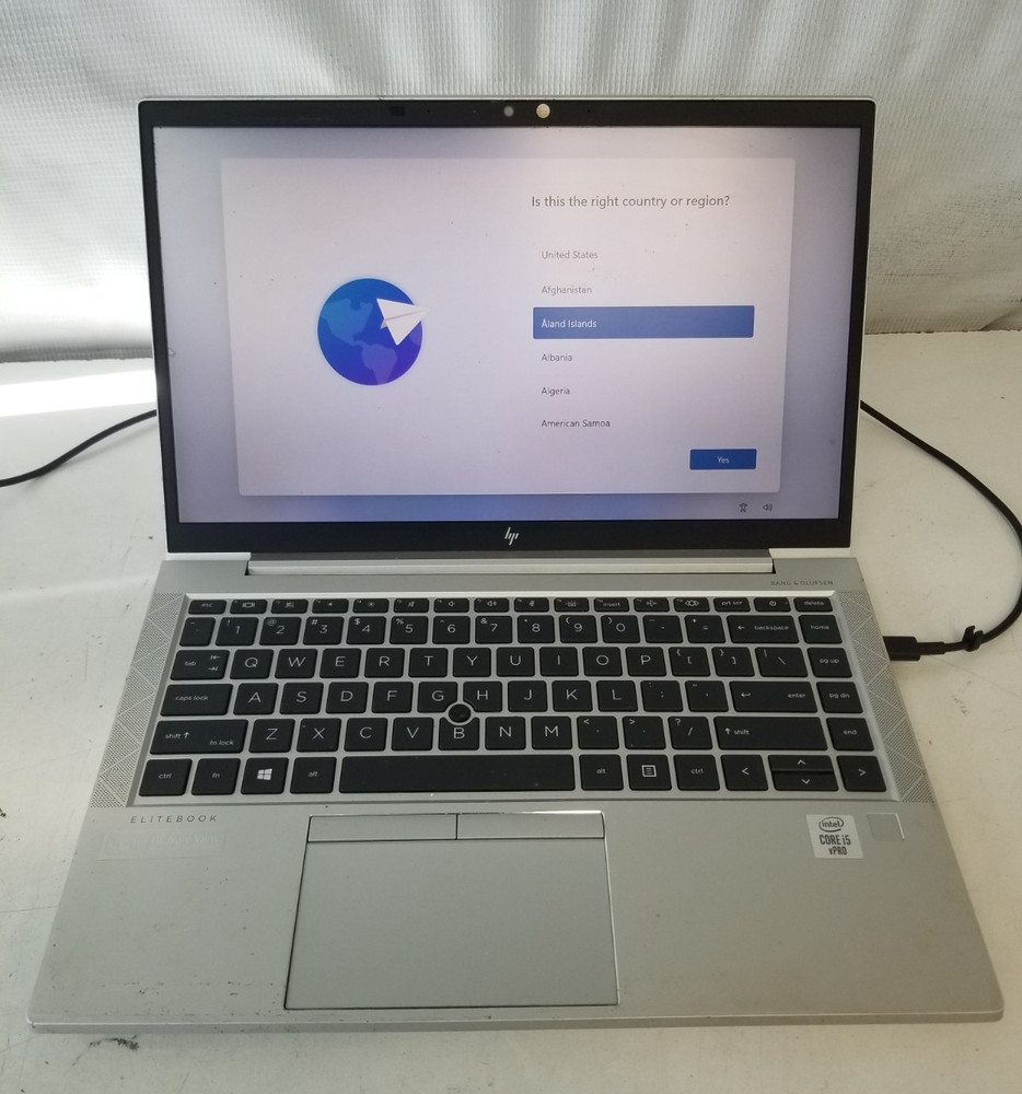 HP EliteBook 840 G7 14" Intel Core i5-10310U 1.7GHz 16GB RAM 512GB SSD Win 11