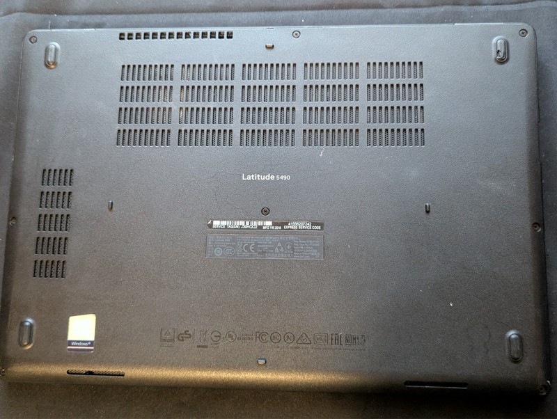 Dell Laptop - Latitude 5490 - i7-8650U 16GB 512GB SSD MX130 Touch Win10 Pro gallery