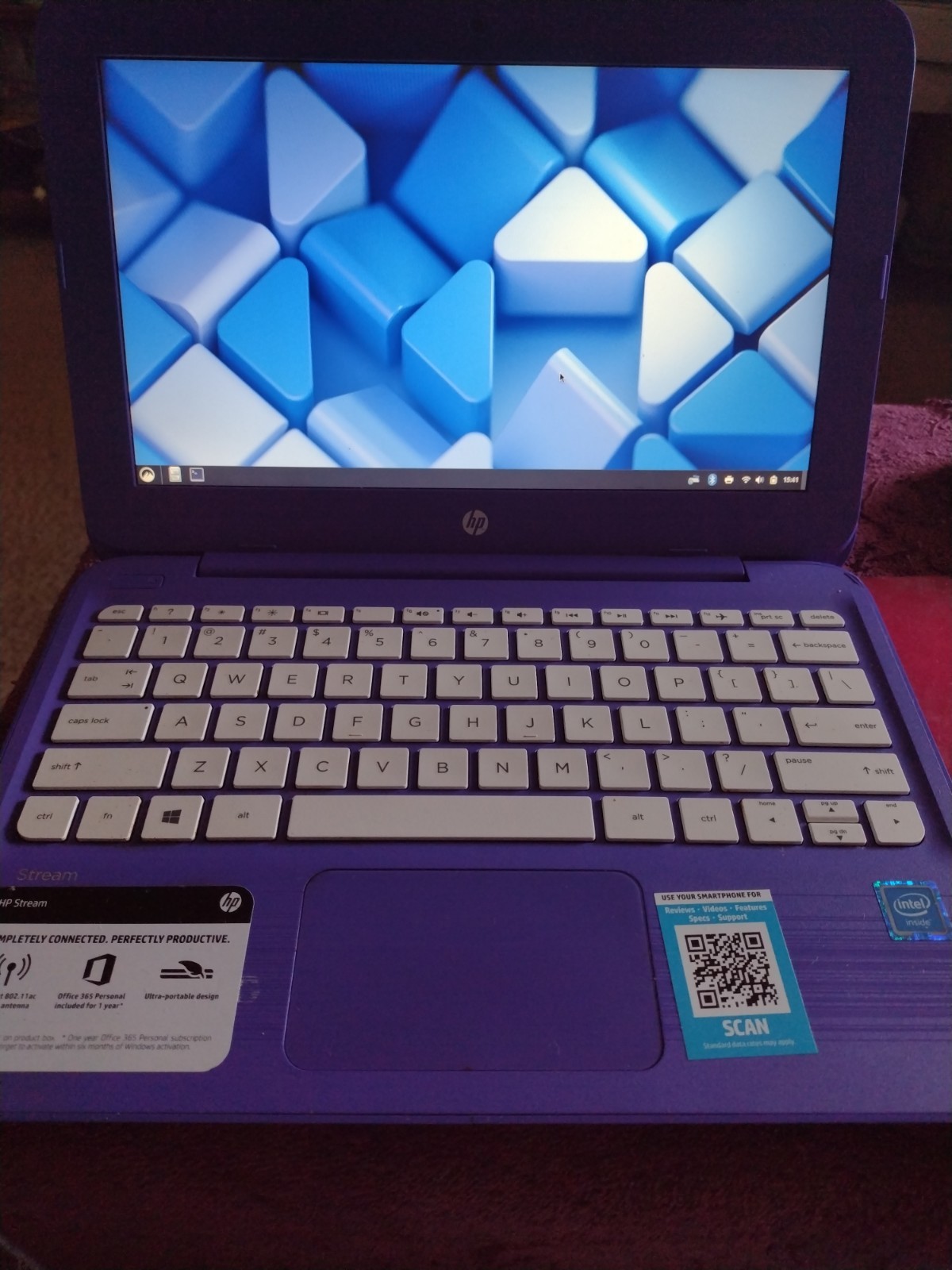 HP Stream 11-y0XX N3060 4GB 32GB LINUX DEBIAN 13 OS INSTALLED GOOD RUNNING gallery